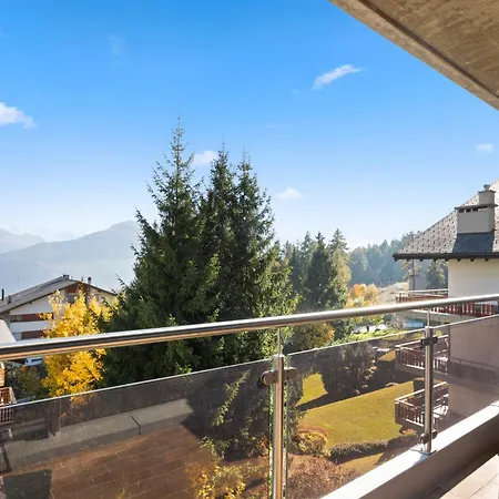 Crans-montana, 5 Pers, Balcon Vue Et Parking Privé * Crans-Montana